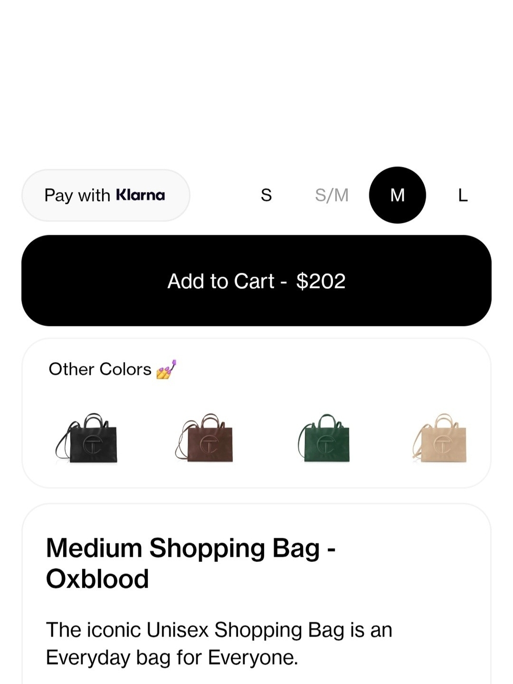 Used - Telfar Medium Shopper - In Good Condition - Picture 8 of 8